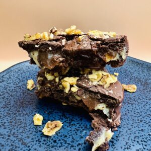 Alfajor de Brownie Nozes com Café
