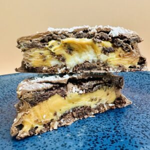 Alfajor de Brownie Doce de Leite com Coco