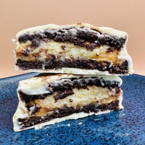 Alfajor de Brownie Banoffee